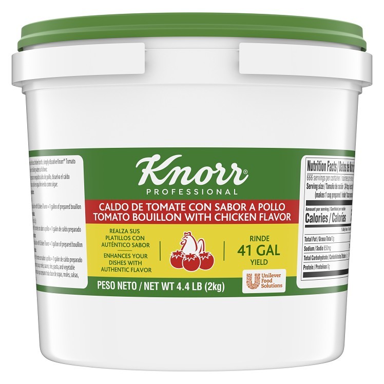 KNORR BOUILLON CALDO DE TOMATE CHICKEN