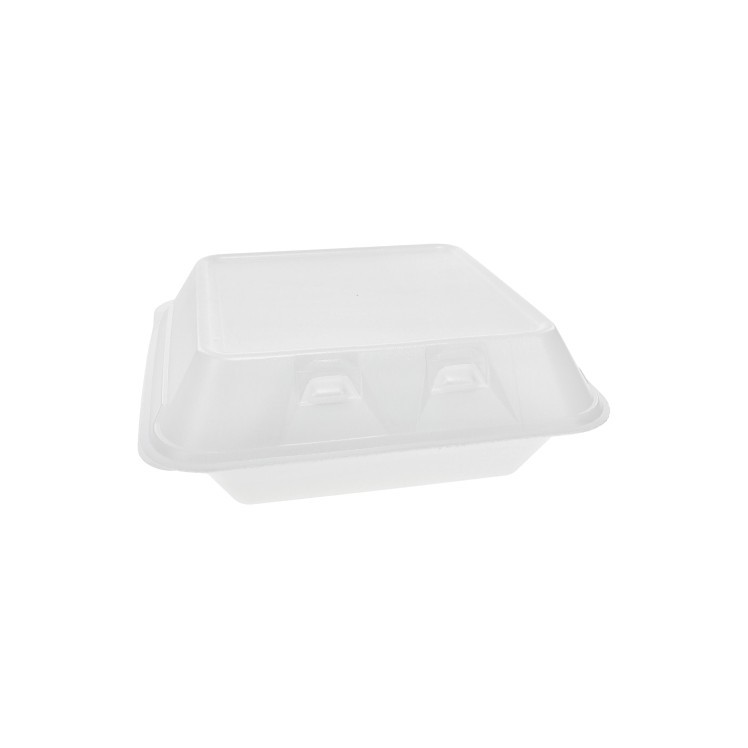 MONOGRAM CONTAINER 8X8.5 1 COMPARTMENT WHITE