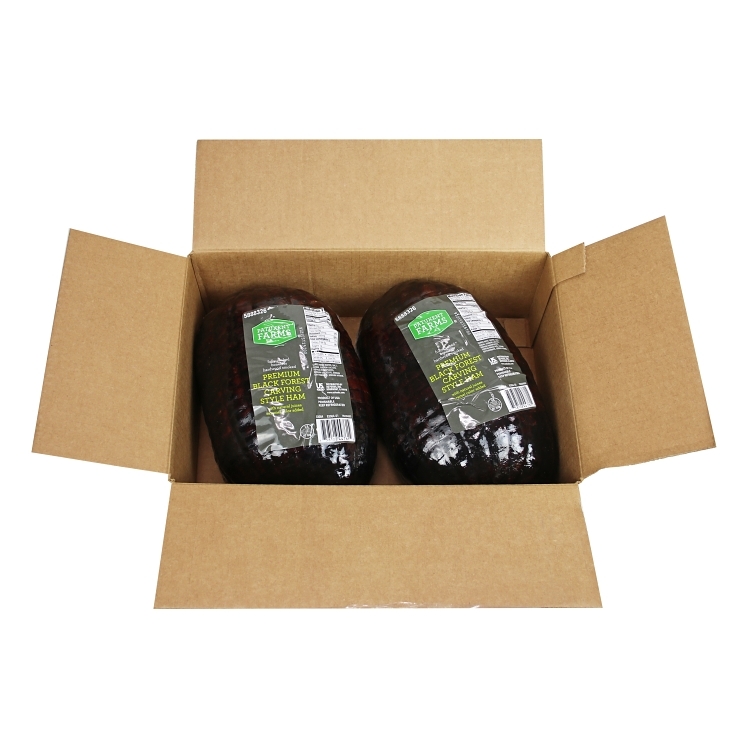 HAM BLACK FOREST BONELESS D-SHAPED NATURAL-JUICE SMOKED COO - US