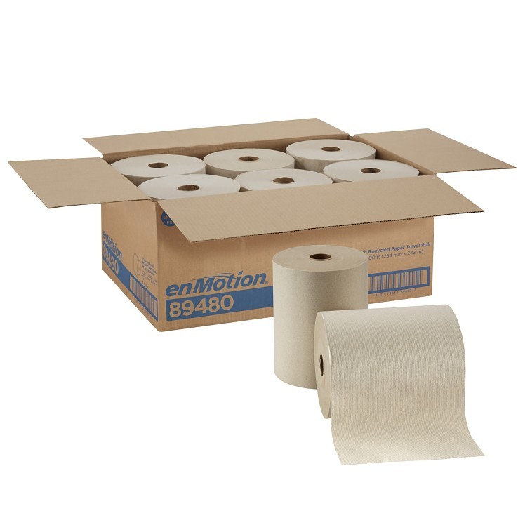 ENMOTION 10 IN X 800 FT NON-PERFORATED PAPER TOWEL ROLL