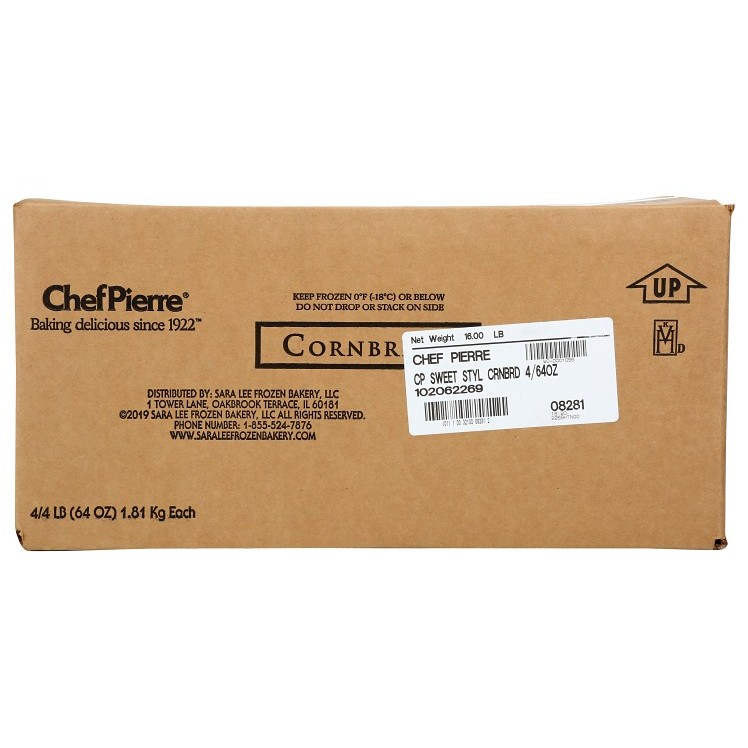 CORNBREAD 1/2 SHT 30 SLCD BKD