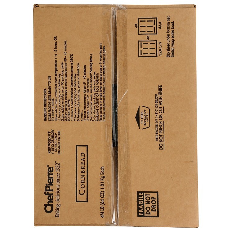 CORNBREAD 1/2 SHT 30 SLCD BKD