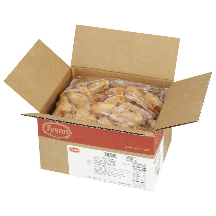 TYSON CHICKEN WINGS OF FIRE COOKED ORIGINAL