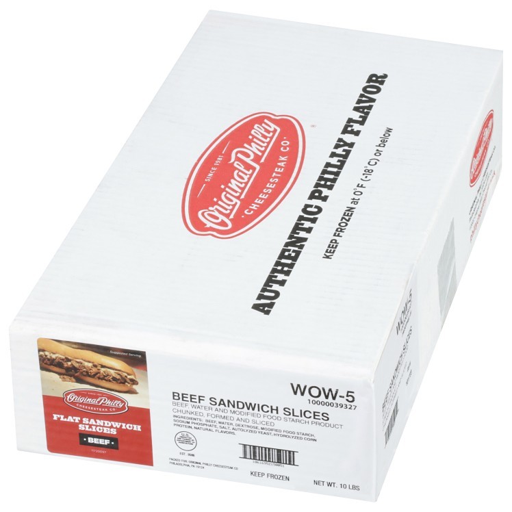 PHILADELPHIA CHEESESTEAK PHILLY MEAT 5 OZ PORTIONS