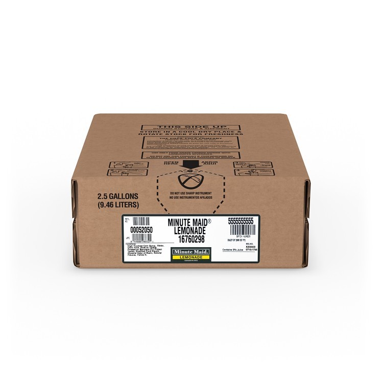 MINUTE MAID LEMONADE BAG IN BOX