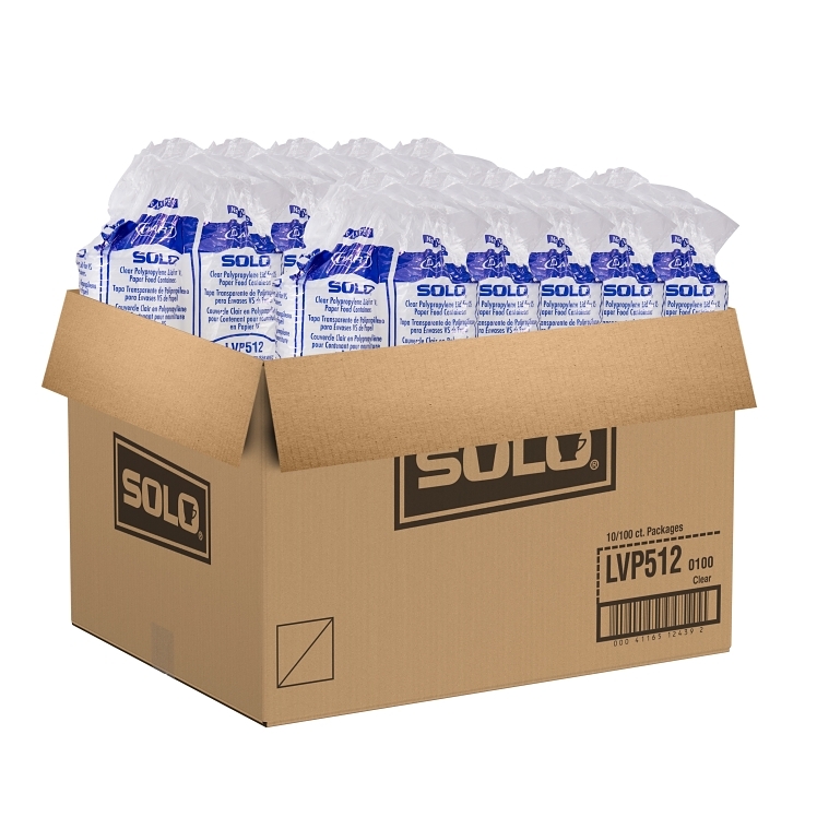 SOLO CLEAR POLYPROPYLENE 12 OZ FOOD CONTAINER LID