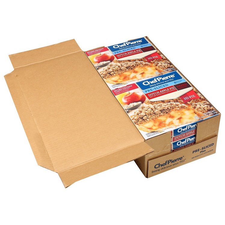 CHEF PIERRE APPLE PIE DUTCH 10 INCH 8 SLICES  PREBAKED FROZEN