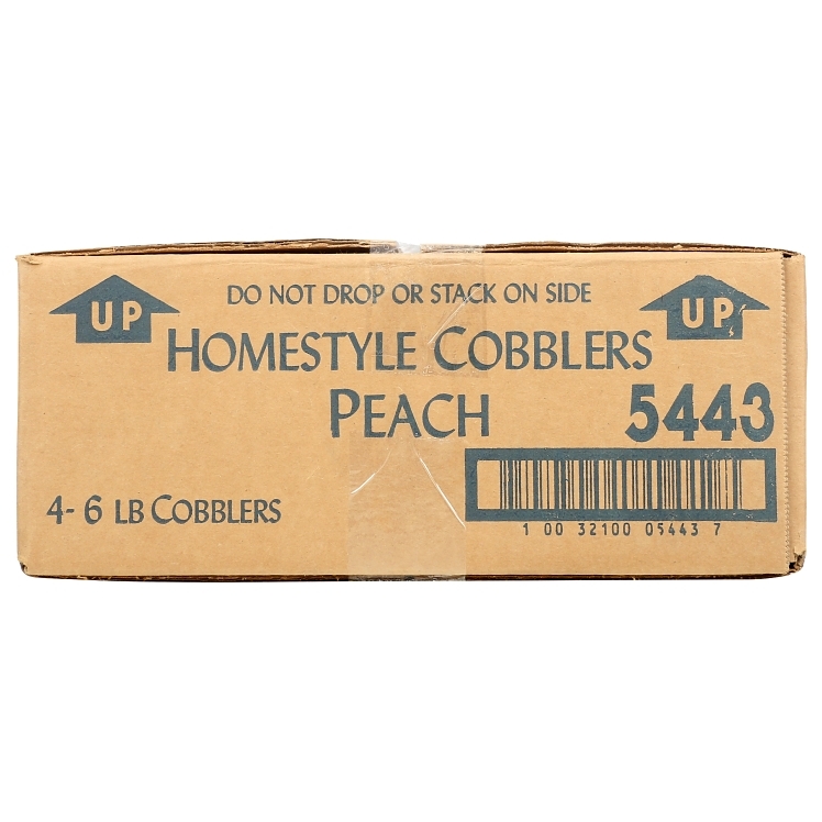 CHEF PIERRE PEACH HOMESTYLE COBBLER 1/4 SHEET