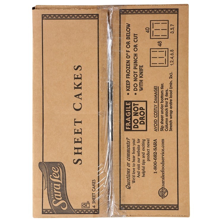 SARA LEE FROZEN UNSLICED ICED BANANA CAKE