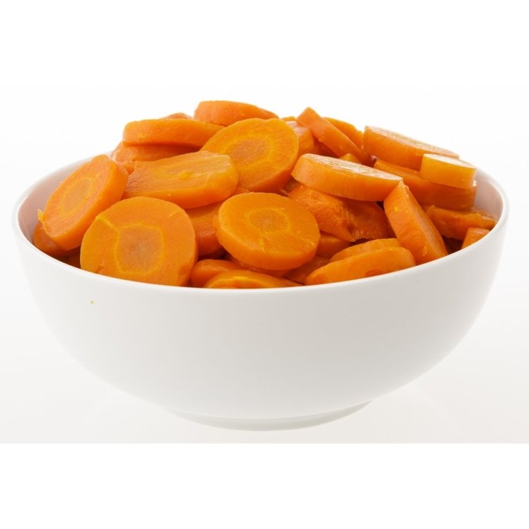 EMBASAR CARROT SLICED 90-100 COUNT IN ESCABECHE SHELF STABLE CANNED