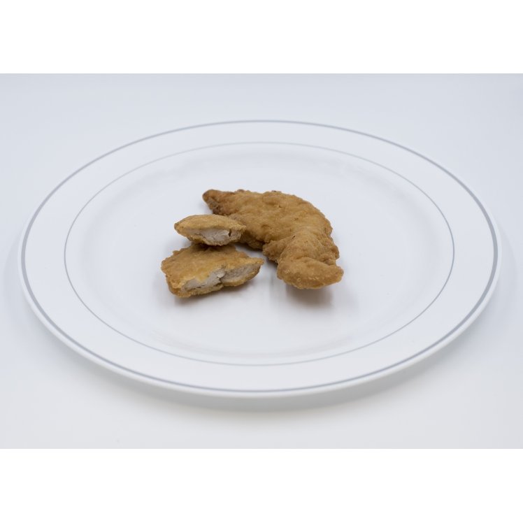 KOCH HALAL UNCOOKED CHICKEN TENDERLOIN FRITTER 70-90 CT