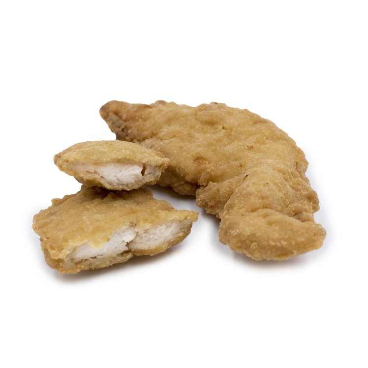 KOCH HALAL UNCOOKED CHICKEN TENDERLOIN FRITTER 70-90 CT