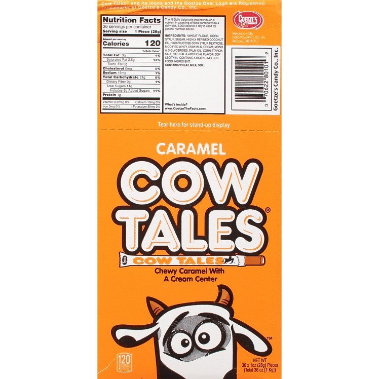 GOETZES COW TALES CANDY