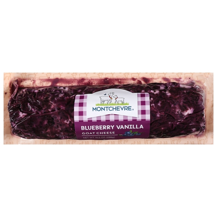 MONTCHEVRE GOAT CHEESE BLUEBERRY VANILLA LOG