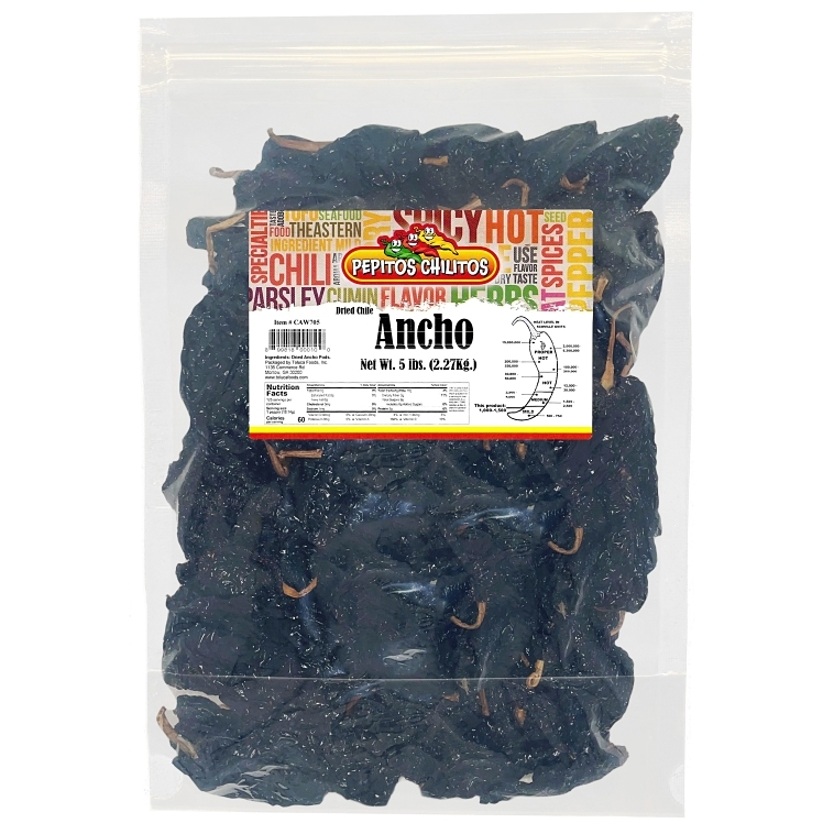 PEPITOS CHILE ANCHO 5LBS.