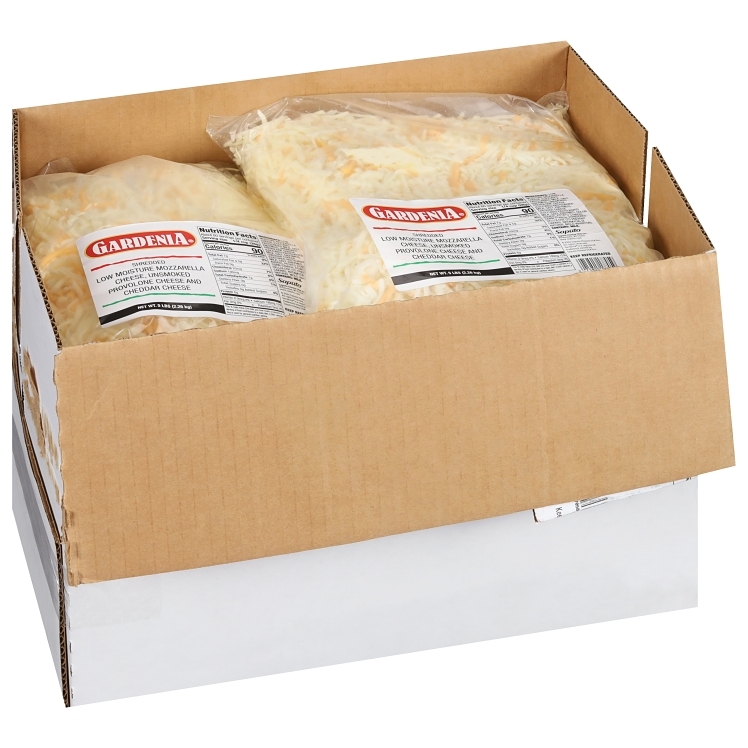 GARDENIA 3 CHEESE PIZZA BLEND 80/10/10 SHREDDED