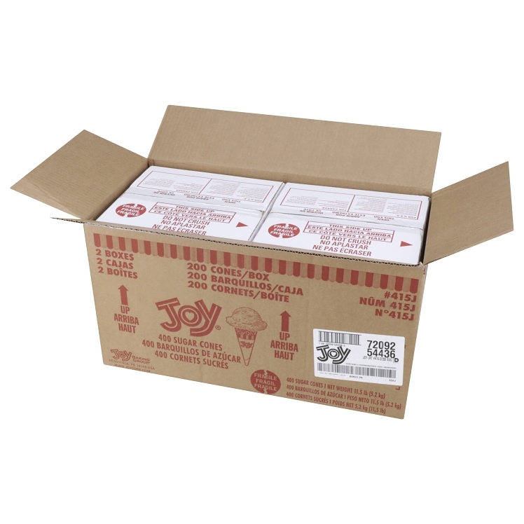 JOY CONE JACKETED SUGAR CONES #415J