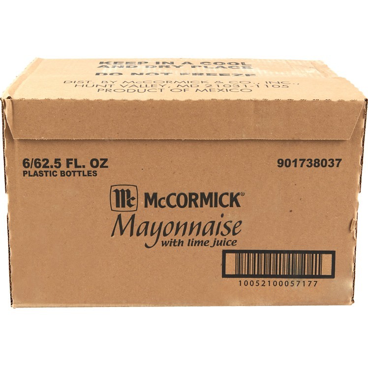 MCCORMICK MAYONESA (MAYONNAISE) WITH LIME JUICE 62.5 OZ
