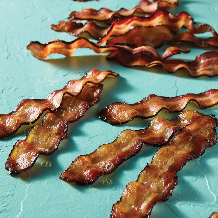 PATUXENT BACON SLICED 10-14 CT SLICED LAID OUT SMOKED BLACK