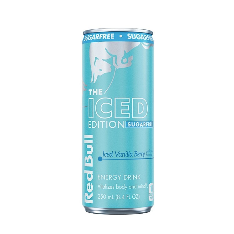 RED BULL ICED VANILLA BERRY SUGARFREE 8.4OZ