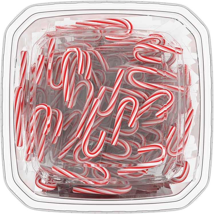 BRACH'S MINI PEPPERMINT CANDY CANES 39.9OZ