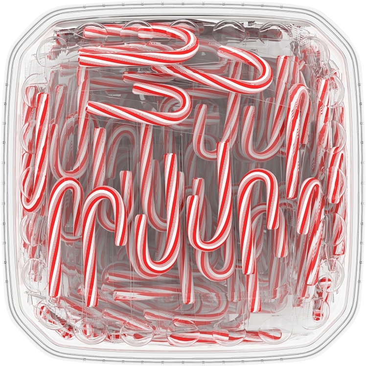 BRACH'S MINI PEPPERMINT CANDY CANES 39.9OZ