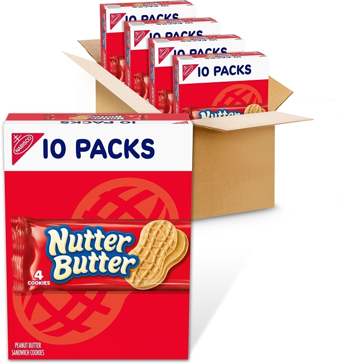 Nutter Butter Peanut Butter Sandwich Cookies Single Serve