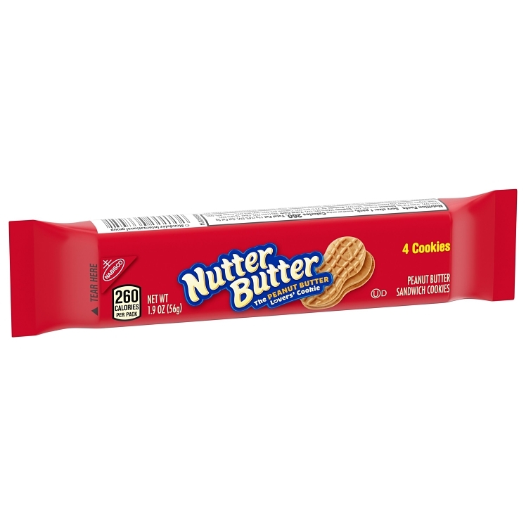 Nutter Butter Peanut Butter Sandwich Cookies Single Serve