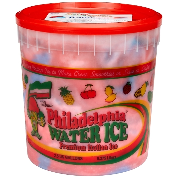 PHILADELPHIA WATER ICE ITALIAN ICE RAINBOW ICE