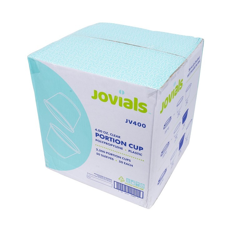 JOVIALS 4OZ CLEAR POLYPROPYLENE PORTION CUP