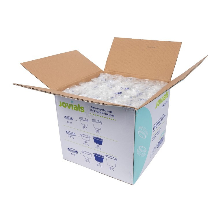 JOVIALS 3.25 - 4 OZ CLEAR PET PORTION CUP LID