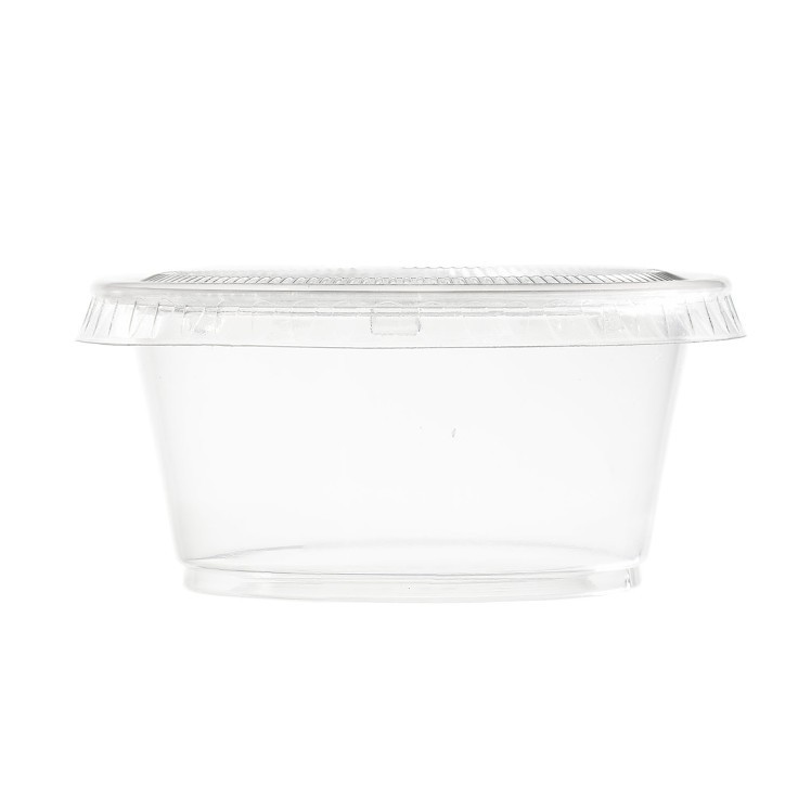 JOVIALS 3.25 - 4 OZ CLEAR PET PORTION CUP LID