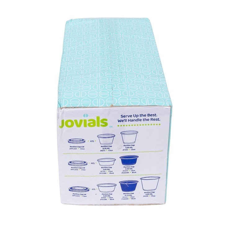 JOVIALS 1 OZ CLEAR POLYPROPYLENE PORTION CUP