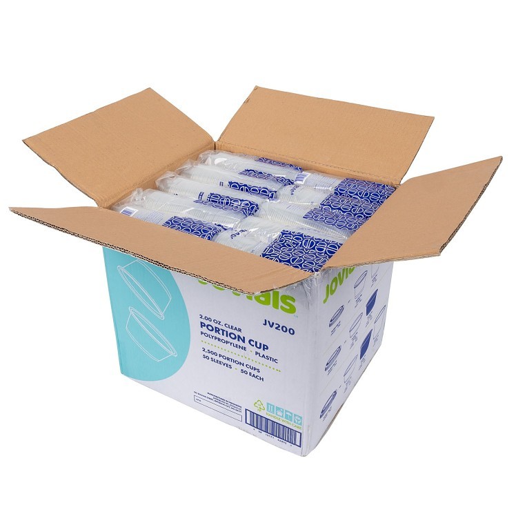 JOVIALS 2OZ CLEAR POLYPROPYLENE PORTION CUP