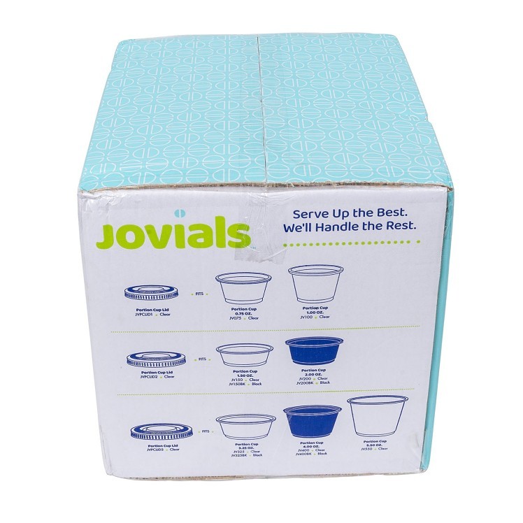 JOVIALS 2OZ CLEAR POLYPROPYLENE PORTION CUP