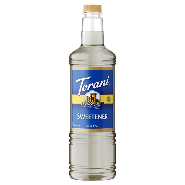 TORANI SWEETENER SUGAR FREE SYRUP PET 1 LTR