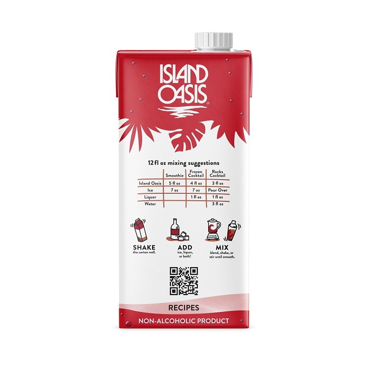 ISLAND OASIS BAR MIX STRAWBERRY