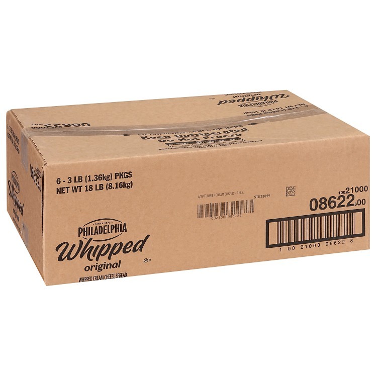 PHILADELPHIA WHIPPED CREAM CHEESE TUB