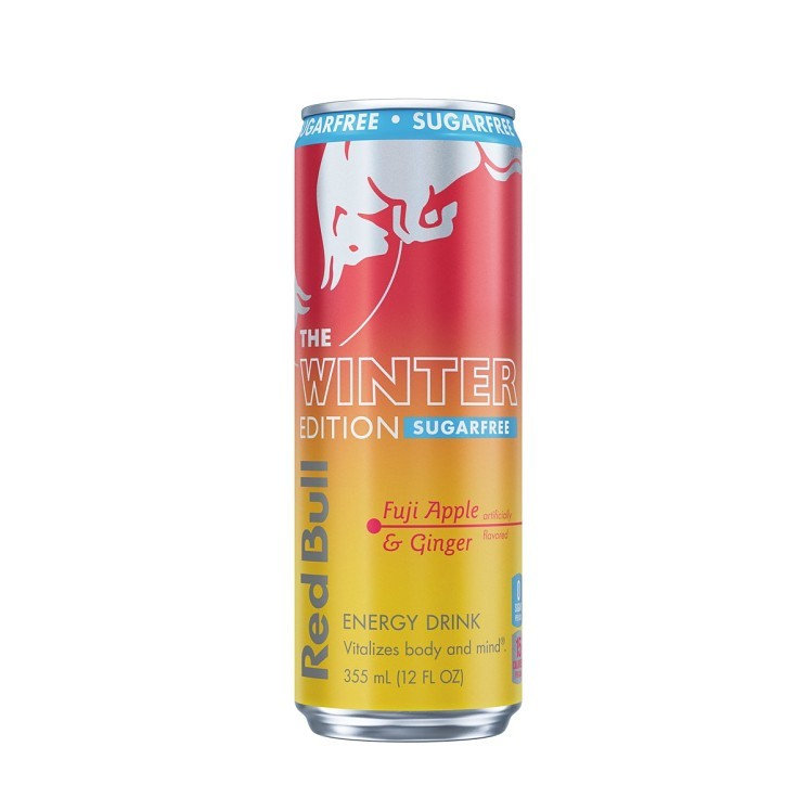 RED BULL SUGAR FREE WINTER EDITION 12OZ