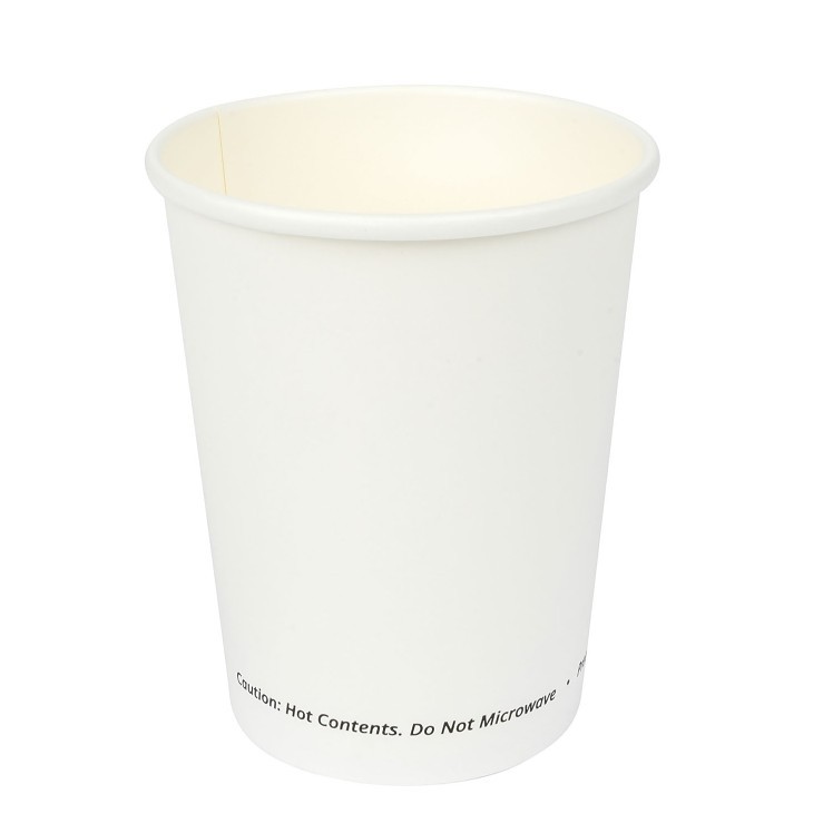 JOVIALS 8OZ SINGLE WALL WHITE PAPER HOT CUP
