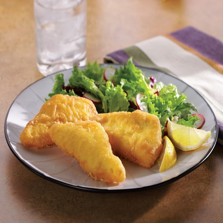 ICELANDIC COD FISH IN ENGLISH STYLE BATTER