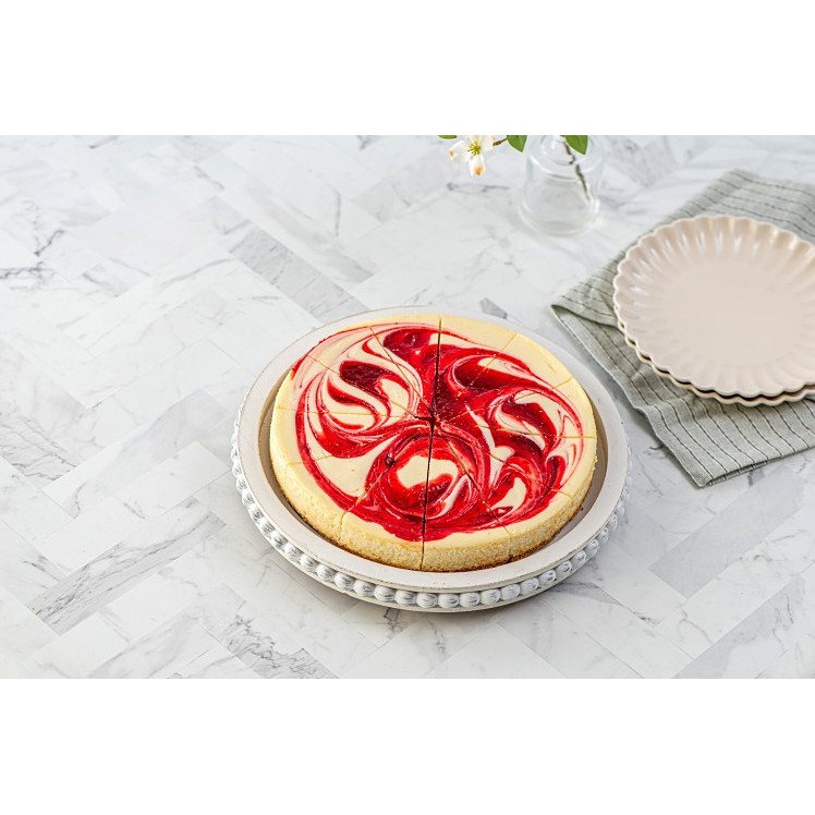 JON DONAIRE STRAWBERRY SWIRL CHEESECAKE