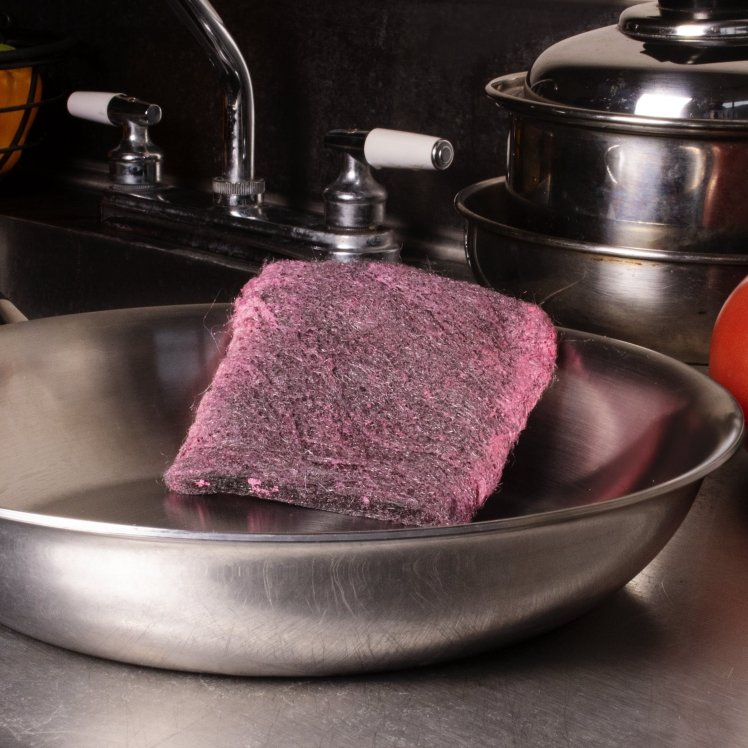 Monogram Hotel Soap Wool Steel Scrubber