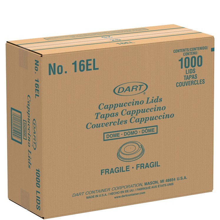 DART 12 OUNCE VENTED PLASTIC WHITE LID