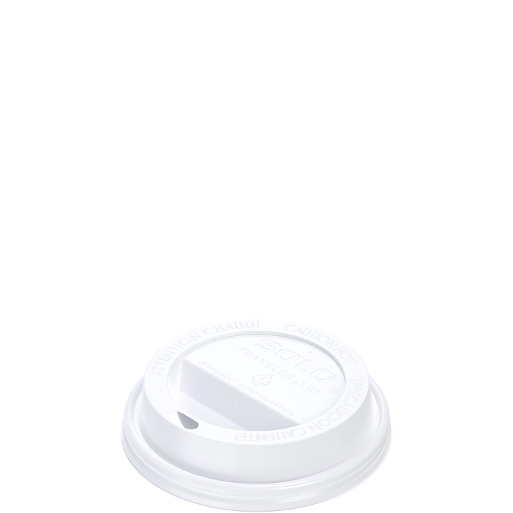 DART PLASTIC WHITE LID FOR 8 OZ HOT CUPS