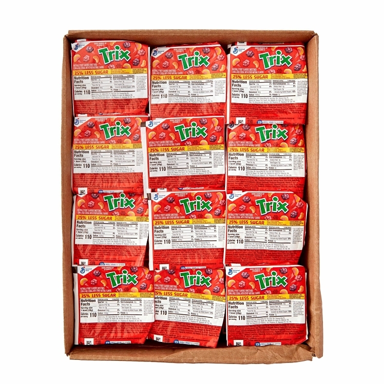 GENERAL MILLS TRIX WHOLE GRAIN CEREAL REDUCED