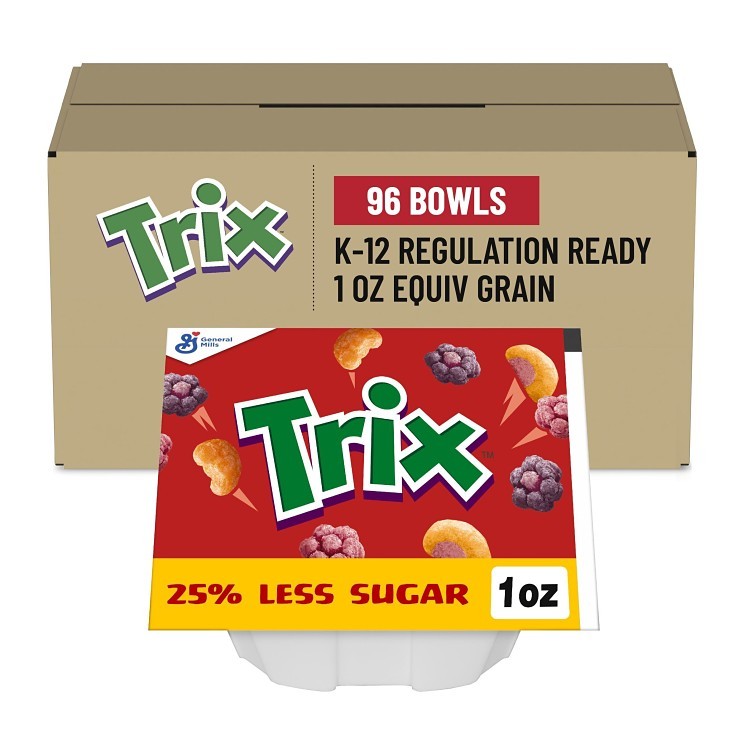 GENERAL MILLS TRIX WHOLE GRAIN CEREAL REDUCED