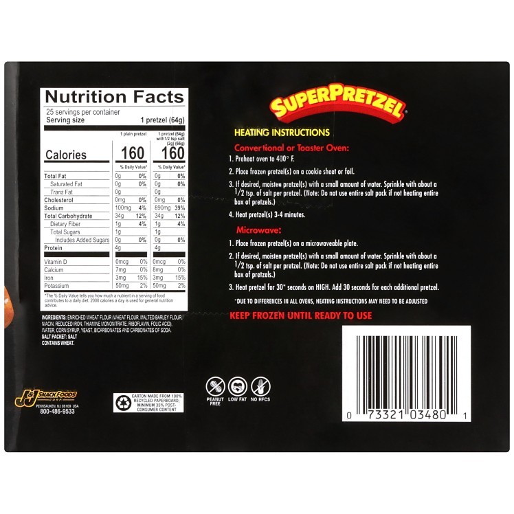 SUPERPRETZEL SOFT PRETZELS